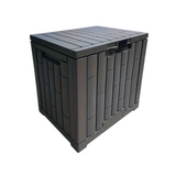 NNETM Outdoor Storage Box Lockable Plastic Deck Organizer