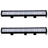 NNEAGS 2X 23inch 144W Cree Led Light Bar Spot Flood Light 4x4 Offroad Work Ute Atv 12v 24v