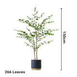 NNEAGS 2X 150cm Green Artificial Indoor Watercress Tree Fake Plant Simulation Decorative