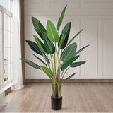 NNEAGS 2X 245cm Artificial Giant Green Birds of Paradise Tree Fake Tropical Indoor Plant Home Office Decor