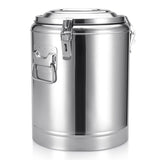 NNEAGS 2X 22L Stainless Steel Insulated Stock Pot Dispenser Hot & Cold Beverage Container