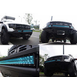 NNEAGS 2X 23inch 144W Cree Led Light Bar Spot Flood Light 4x4 Offroad Work Ute Atv 12v 24v