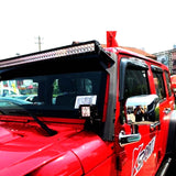 NNEAGS 2X 23inch 144W Cree Led Light Bar Spot Flood Light 4x4 Offroad Work Ute Atv 12v 24v