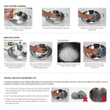 NNEAGS 2X 22L Stainless Steel Insulated Stock Pot Dispenser Hot & Cold Beverage Container