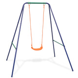 NNEVL 2-in-1 Single Swing and Toddler Swing Orange
