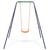 NNEVL 2-in-1 Single Swing and Toddler Swing Orange