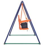 NNEVL 2-in-1 Single Swing and Toddler Swing Orange