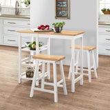 NNEVL Bar Set 3 Pieces MDF White