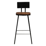NNEVL Bar Set 5 Piece Solid Reclaimed Wood