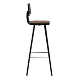NNEVL Bar Set 5 Piece Solid Reclaimed Wood