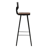 NNEVL Bar Set 7 Piece Solid Reclaimed Wood
