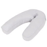 NNEVL Pregnancy Pillow J-Shaped 54x(36-43) cm Grey