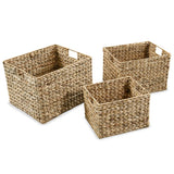 NNEVL Storage Basket Set 3 Pieces Water Hyacinth