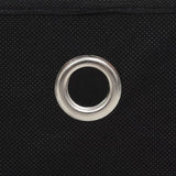 NNEVL Storage Boxes 10 pcs Non-woven Fabric 32x32x32 cm Black