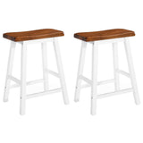NNEVL Bar Table and Stool Set 3 Pieces Solid Wood
