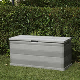 NNEVL Garden Storage Box Grey 117x45x56 cm