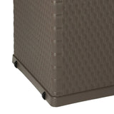 NNEVL Garden Storage Box Brown 120x56x63 cm PP Rattan