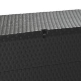 NNEVL Garden Storage Box Brown 120x50x60 cm Poly Rattan