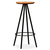 NNEVL Bar Set 5 Pieces Solid Wood Reclaimed