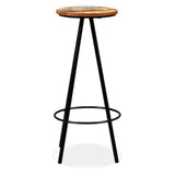NNEVL Bar Set 5 Pieces Solid Wood Reclaimed