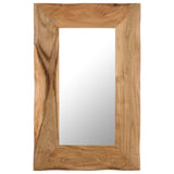 NNEVL Cosmetic Mirror 50x80 cm Solid Acacia Wood