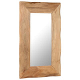 NNEVL Cosmetic Mirror 50x80 cm Solid Acacia Wood