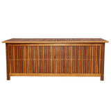 NNEVL Garden Storage Box Brown 120x50x60 cm Poly Rattan