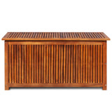 NNEVL Garden Storage Box Brown 120x50x60 cm Poly Rattan