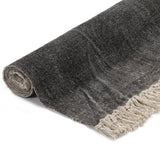 NNEVL Kilim Rug Cotton 160x230 cm Anthracite