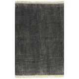 NNEVL Kilim Rug Cotton 200x290 cm Anthracite