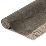 NNEVL Kilim Rug Cotton 200x290 cm Taupe