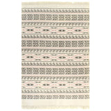 NNEVL Kilim Rug Cotton 160x230 cm with Pattern Grey/Pink