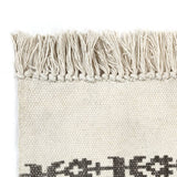 NNEVL Kilim Rug Cotton 160x230 cm with Pattern Grey/Pink