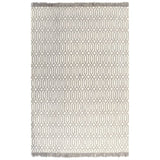 NNEVL Kilim Rug Cotton 160x230 cm with Pattern Taupe