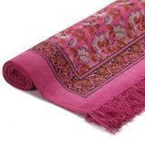 NNEVL Kilim Rug Cotton 120x180 cm with Pattern Fachsia
