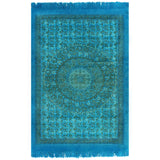 NNEVL Kilim Rug Cotton 120x180 cm with Pattern Turquoise
