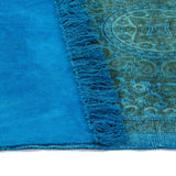 NNEVL Kilim Rug Cotton 120x180 cm with Pattern Turquoise
