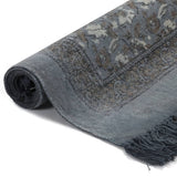 NNEVL Kilim Rug Cotton 160x230 cm with Pattern Grey