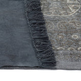 NNEVL Kilim Rug Cotton 160x230 cm with Pattern Grey