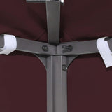 NNEVL 2-Tier Gazebo Top Cover 310 g/m² 3x3 m Bordeaux