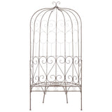 NNEVL Garden Bench 95 cm Iron Antique Brown