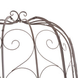 NNEVL Garden Bench 95 cm Iron Antique Brown