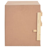 NNEVL Chicken Laying Nest 3 Compartments 96x40x45 cm Solid Pine Wood
