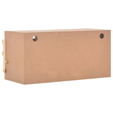 NNEVL Chicken Laying Nest 3 Compartments 96x40x45 cm Solid Pine Wood
