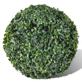 NNEVL Boxwood Ball Artificial Leaf Topiary Ball 27 cm With Solar LED String 2 pcs