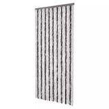 NNEVL Insect Curtain Grey and White 90x220 cm Chenille