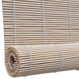 NNEVL Natural Bamboo Roller Blinds 80 x 160 cm