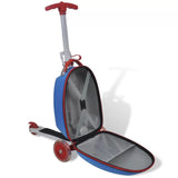 NNEVL Scooter with Trolley Case for Children Blue