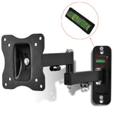 NNEVL Single-armed Swivel Tilt Wall Mounted TV Bracket 100x100mm 10"-23"