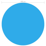 NNEVL Round Pool Cover 488 cm PE Blue